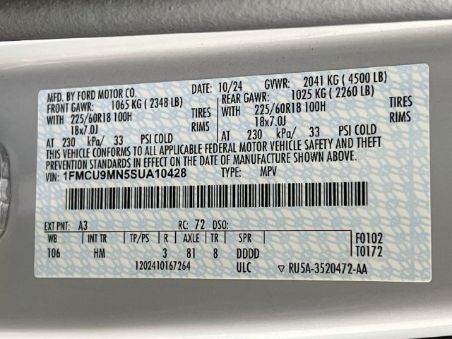 Used 2025 Ford Escape ST-Line AWD/4WD image 27