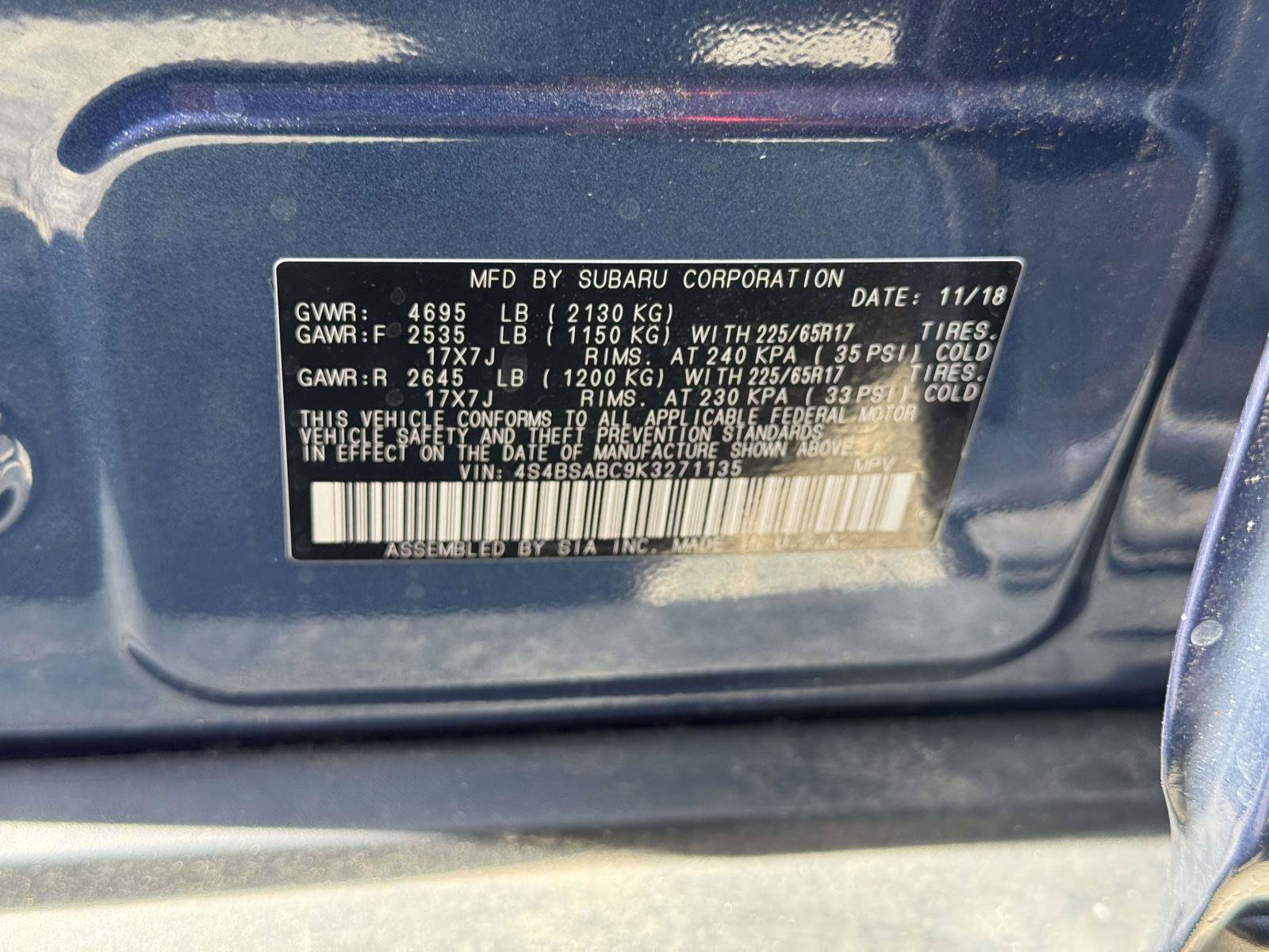 Used 2019 Subaru Outback 2.5i AWD/4WD image 15