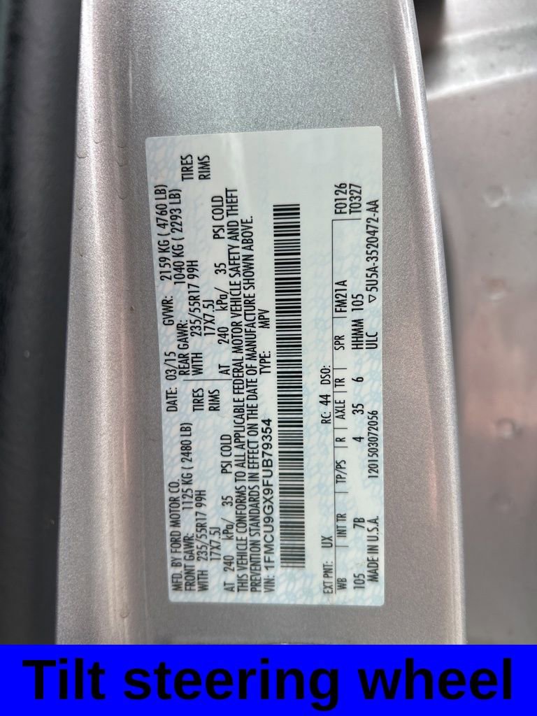 Used 2015 Ford Escape SE image 15