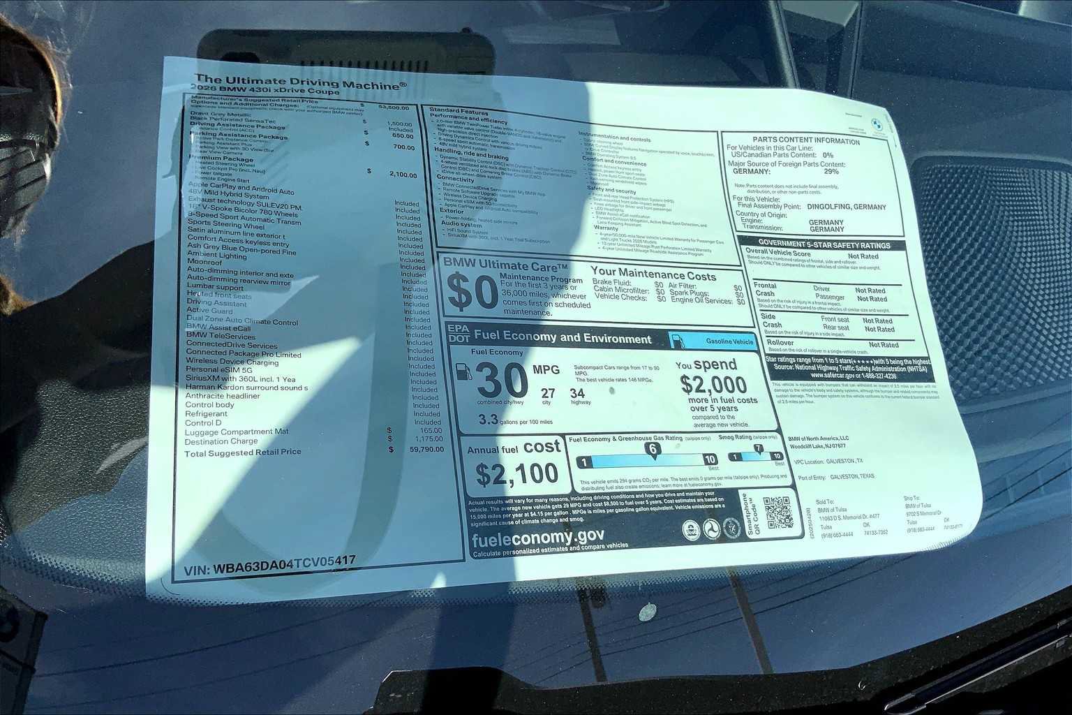 New 2026 BMW 430i xDrive Coupe w/ Premium Package image 20