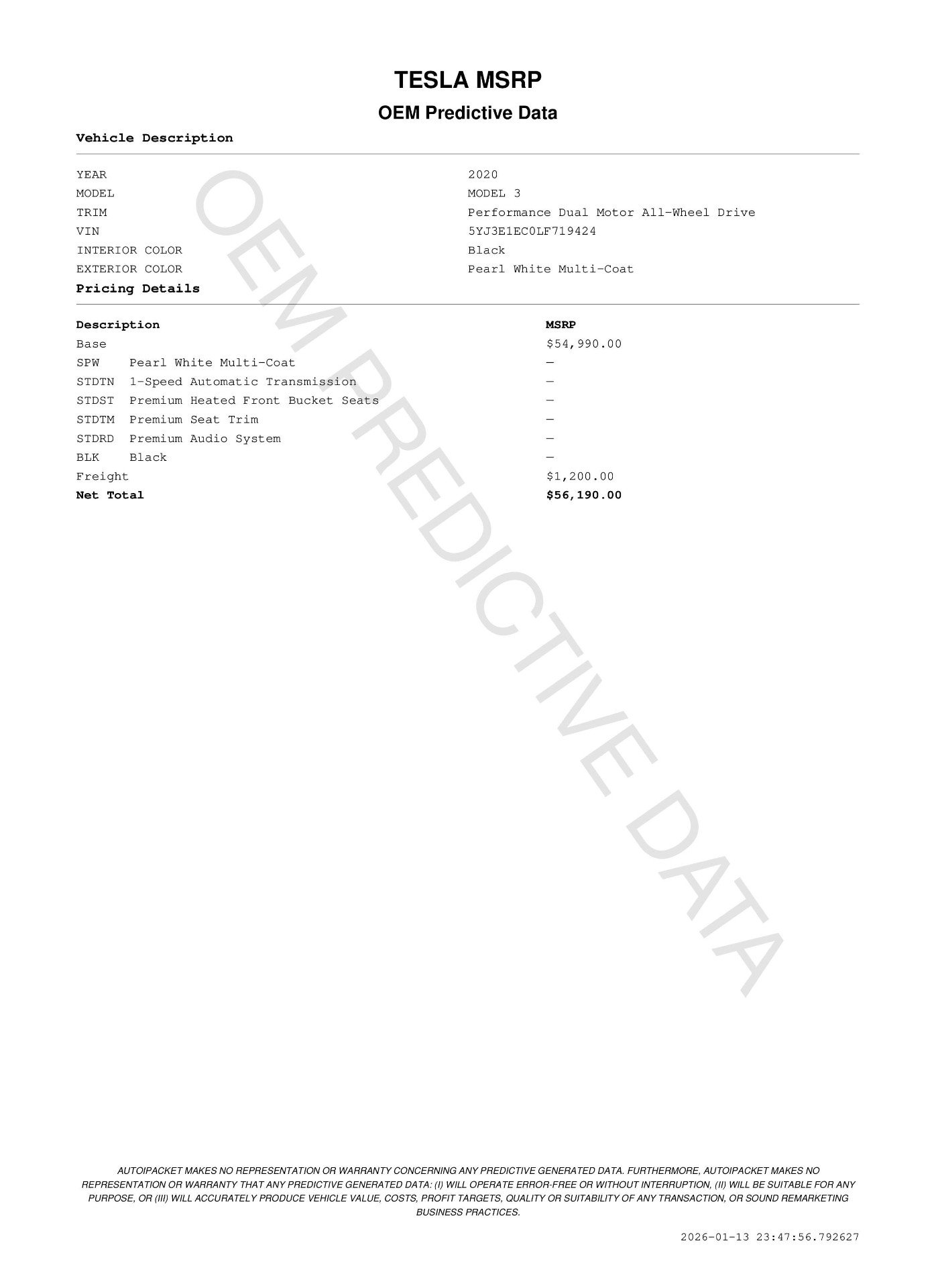 Used 2020 Tesla Model 3 Performance image 11