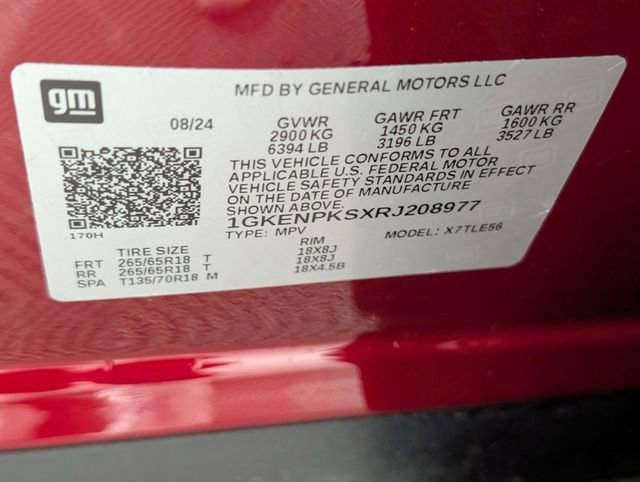 Certified 2024 GMC Acadia AT4 w/ LPO, Floor Liner Package image 39