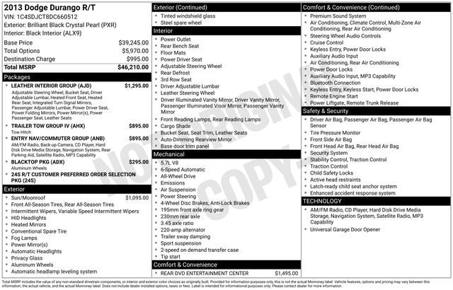 Used 2013 Dodge Durango R/T w/ Leather Interior Group AWD/4WD image 32