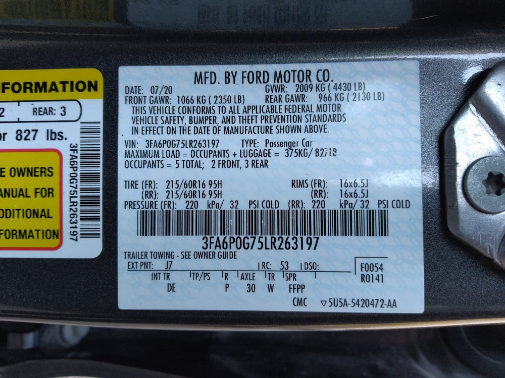 Used 2020 Ford Fusion S FWD image 33