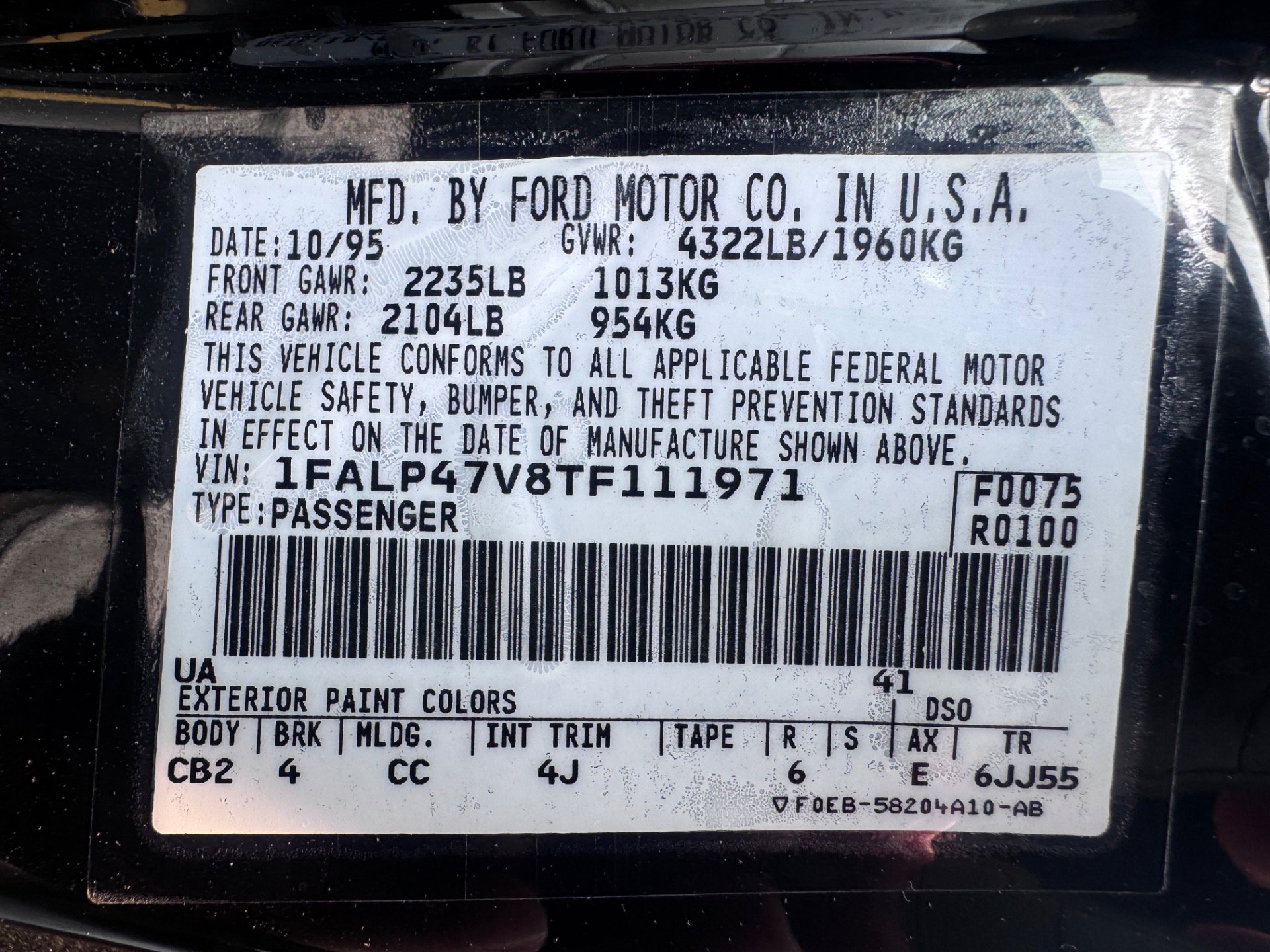 Used 1996 Ford Mustang Cobra RWD image 7