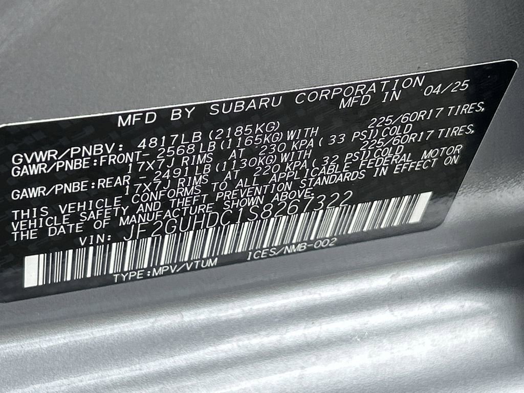 Certified 2025 Subaru Crosstrek 2.0i Premium w/ Popular Package #4 image 31