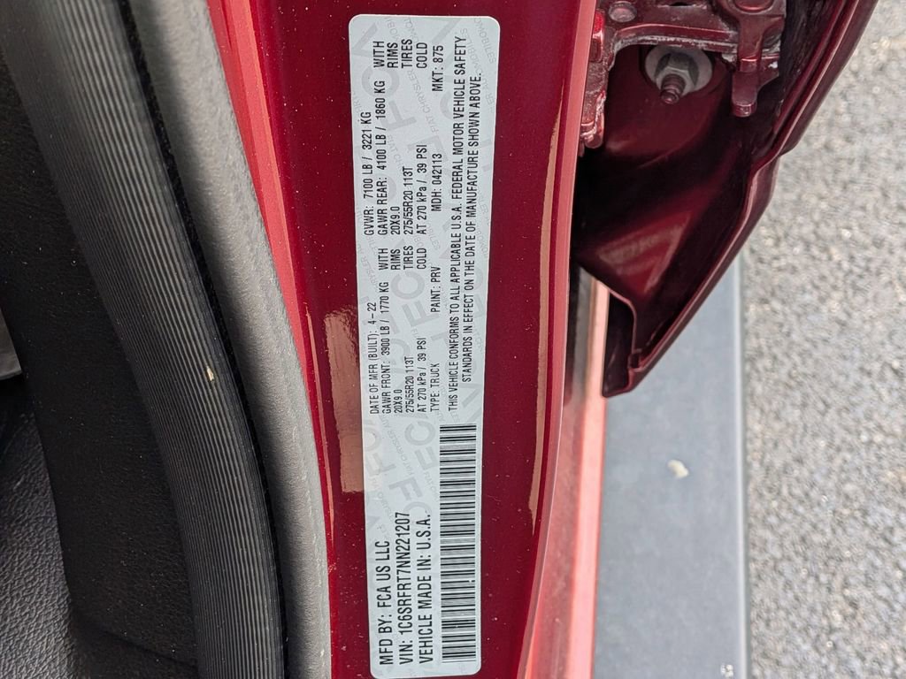 Used 2022 RAM 1500 Laramie w/ Sport Appearance Package image 12