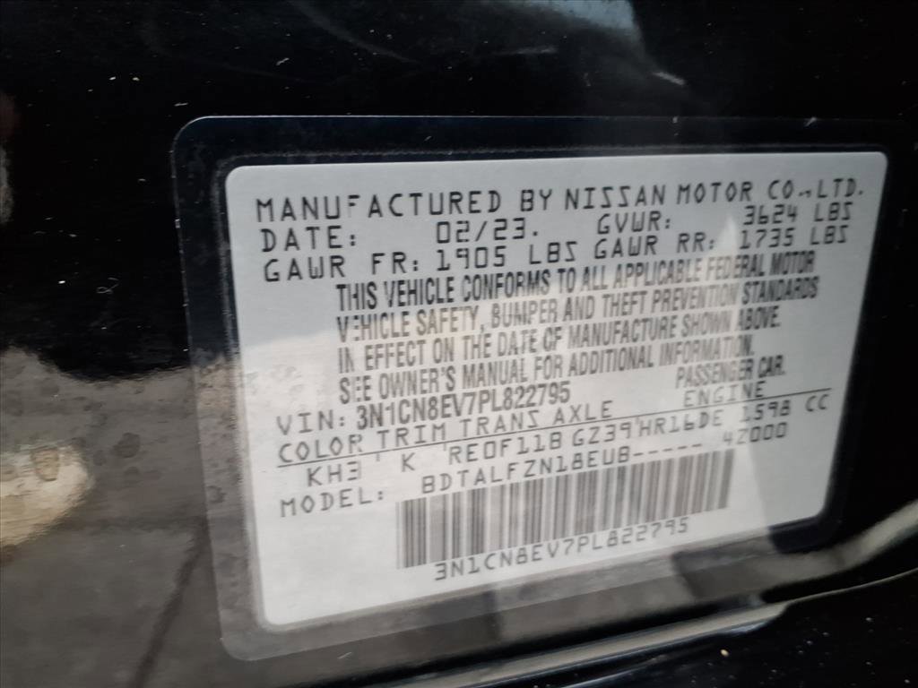 Certified 2023 Nissan Versa SV w/ Trunk Package image 34