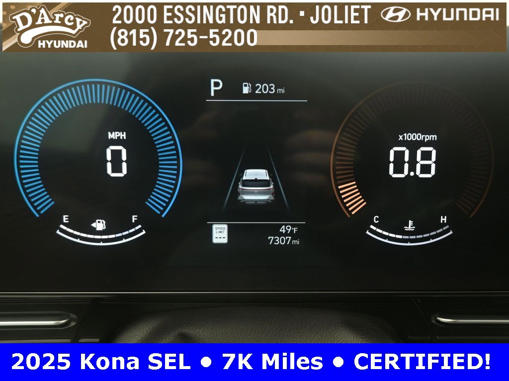 Certified 2025 Hyundai Kona SEL image 9