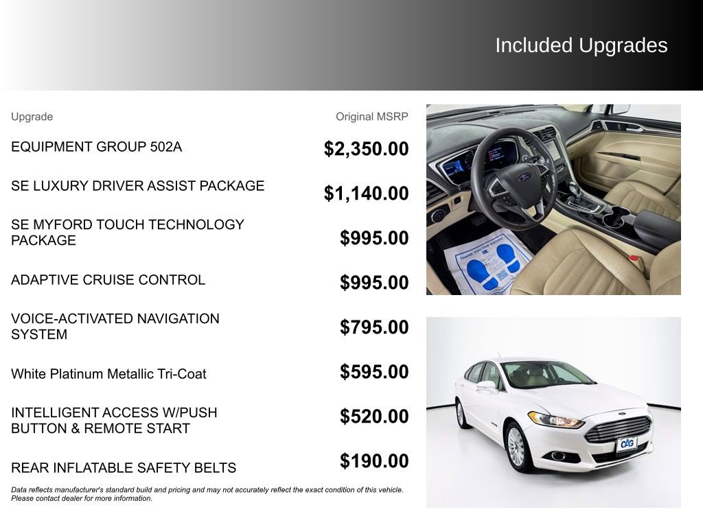 Used 2015 Ford Fusion SE w/ Equipment Group 502A FWD image 5