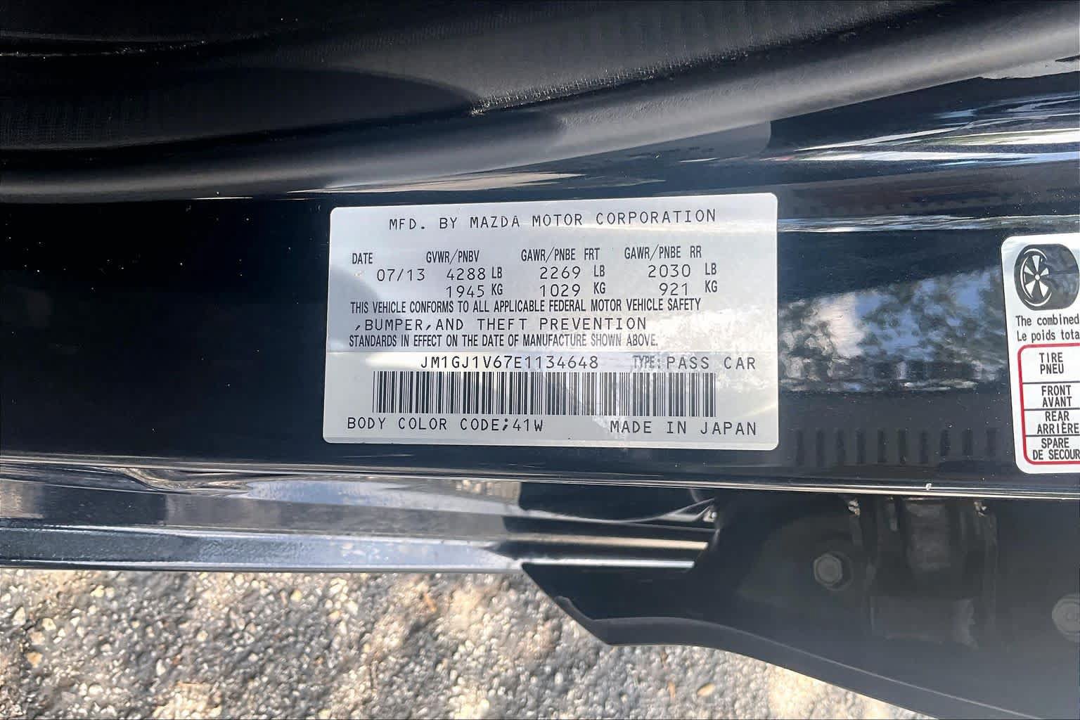 Used 2014 MAZDA MAZDA6 Touring FWD image 34