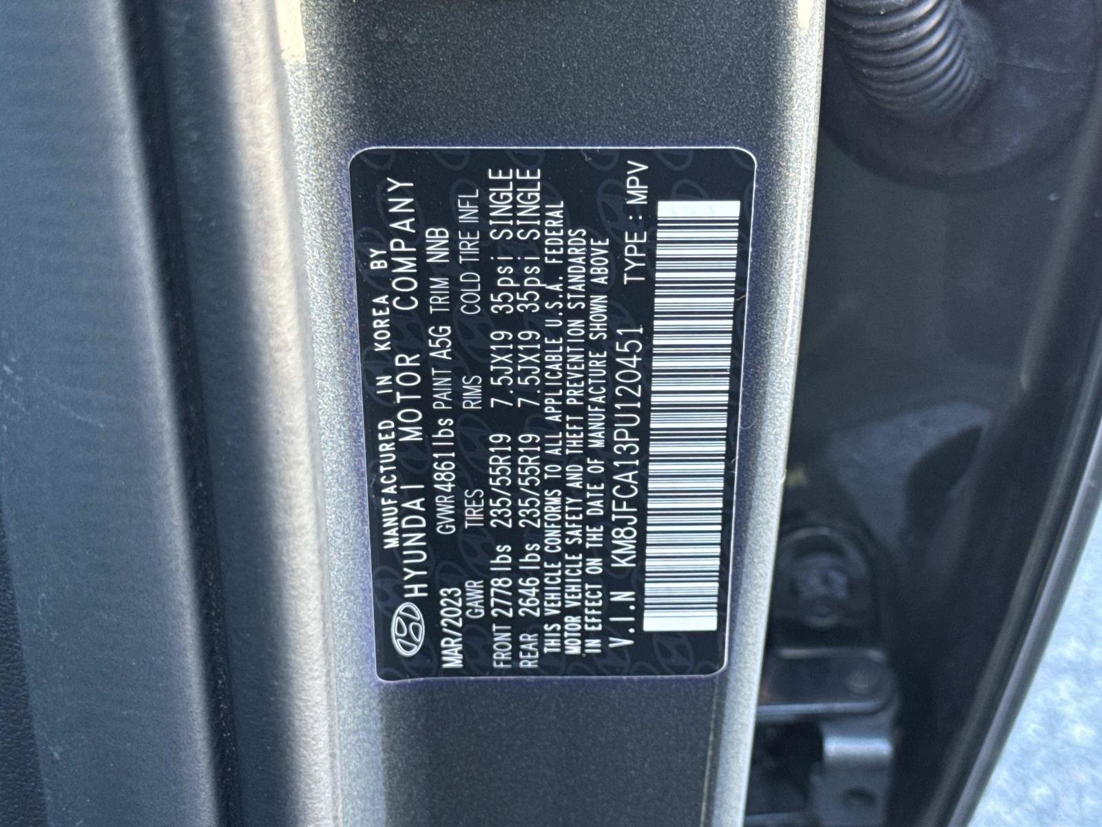 Certified 2023 Hyundai Tucson SEL AWD/4WD image 31