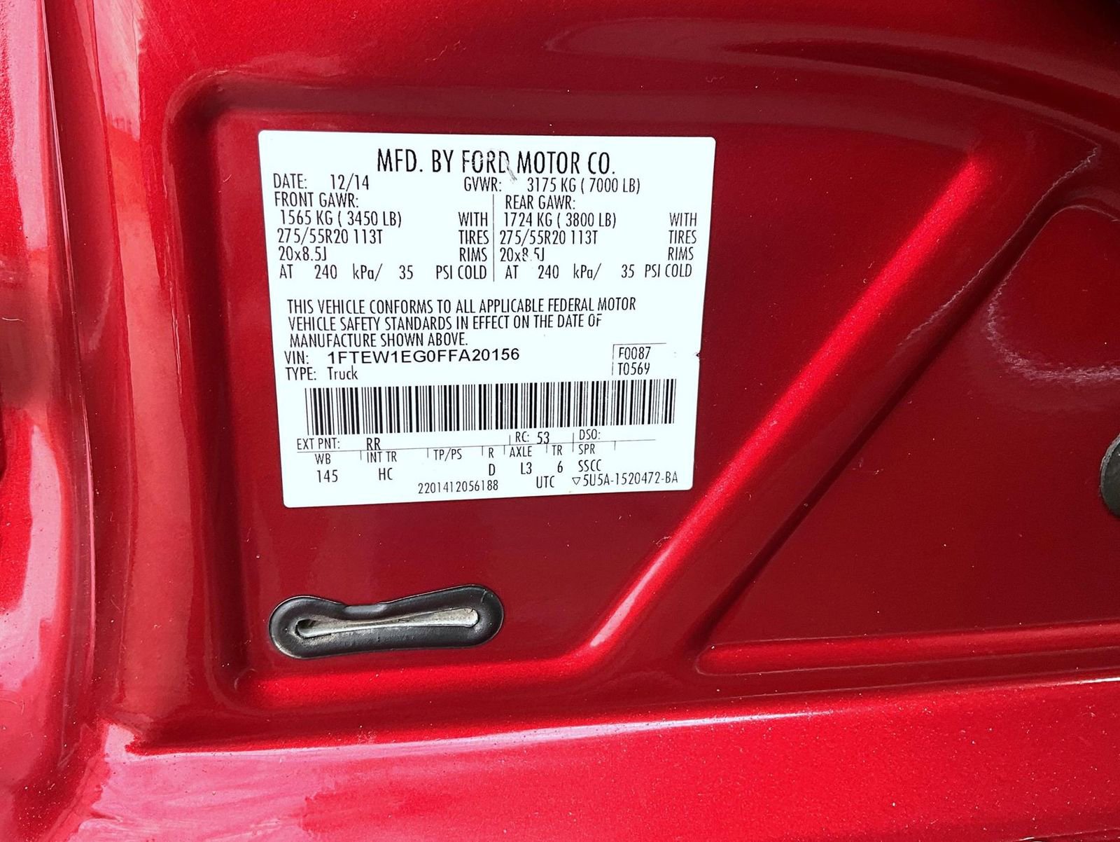 Used 2015 Ford F150 Lariat w/ Equipment Group 502A Luxury image 28