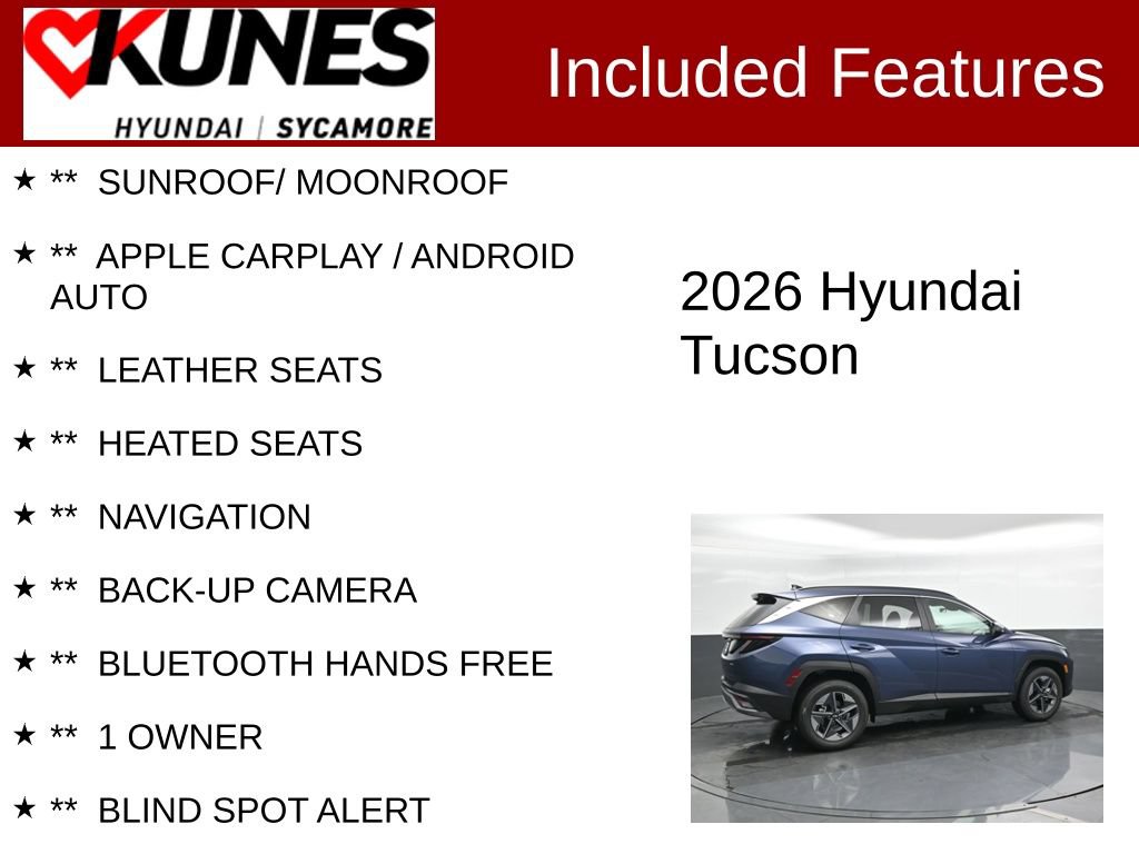 Certified 2026 Hyundai Tucson SEL AWD/4WD image 2