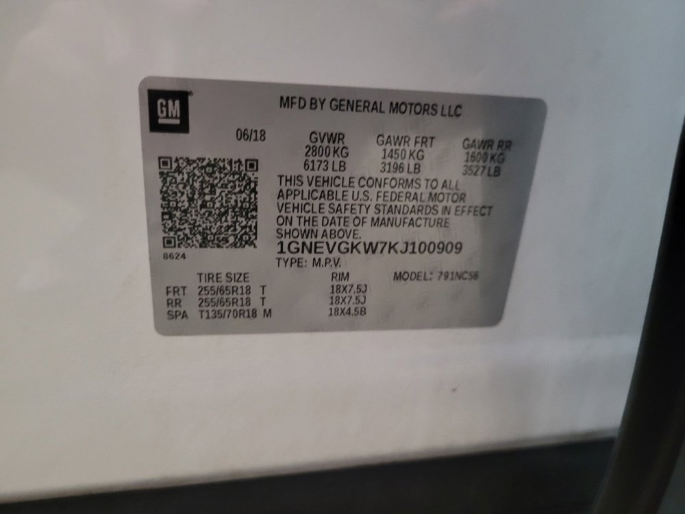 Used 2019 Chevrolet Traverse LT w/ LPO, Floor Liner Package image 33