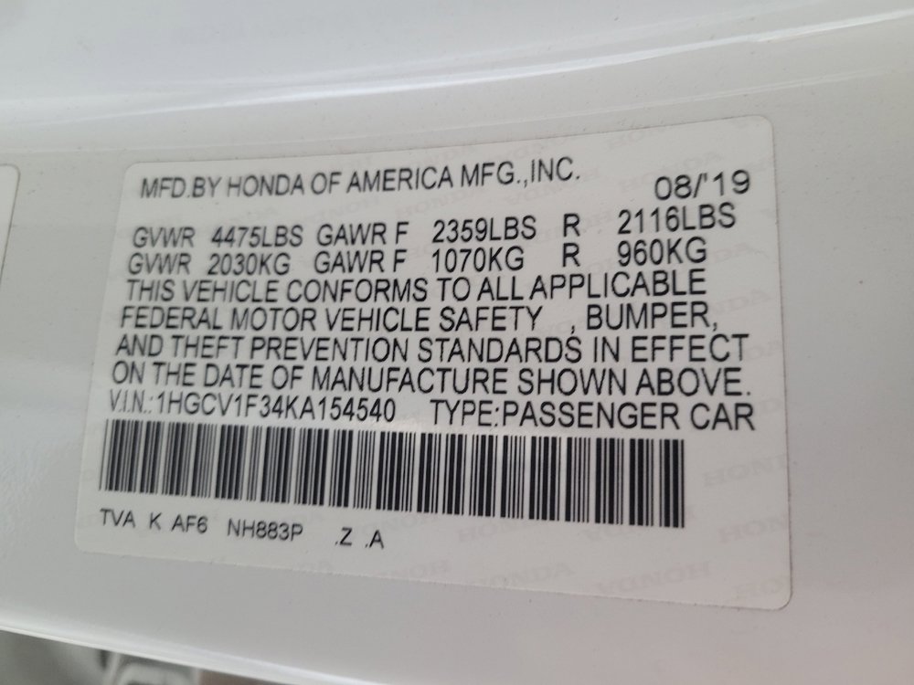 Used 2019 Honda Accord Sport image 33