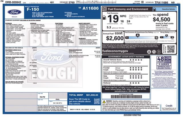 New 2026 Ford F150 XLT w/ FX4 Off-Road Package AWD/4WD image 54