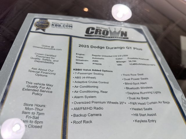 Used 2025 Dodge Durango GT image 40