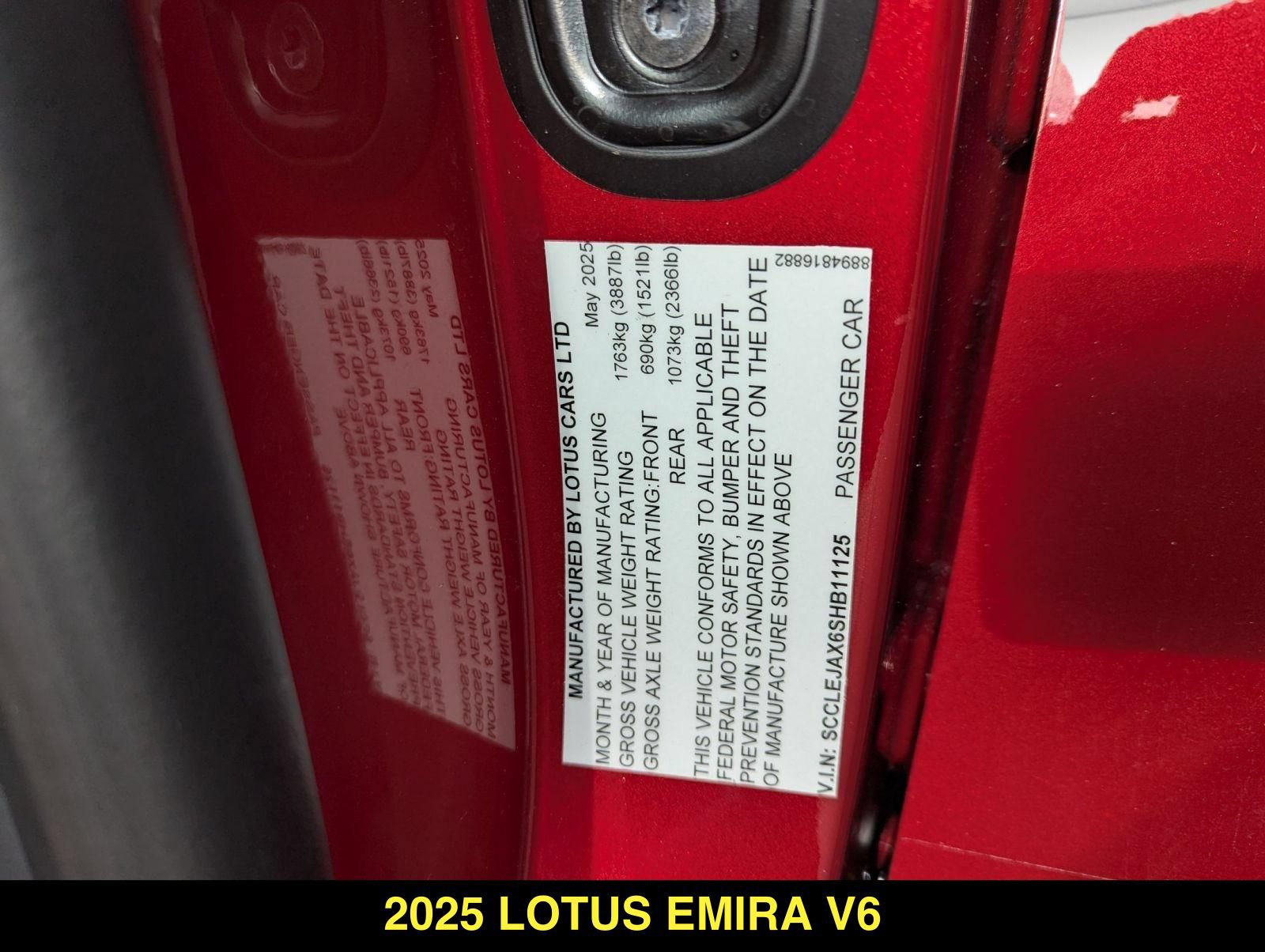 New 2025 Lotus Emira RWD image 26