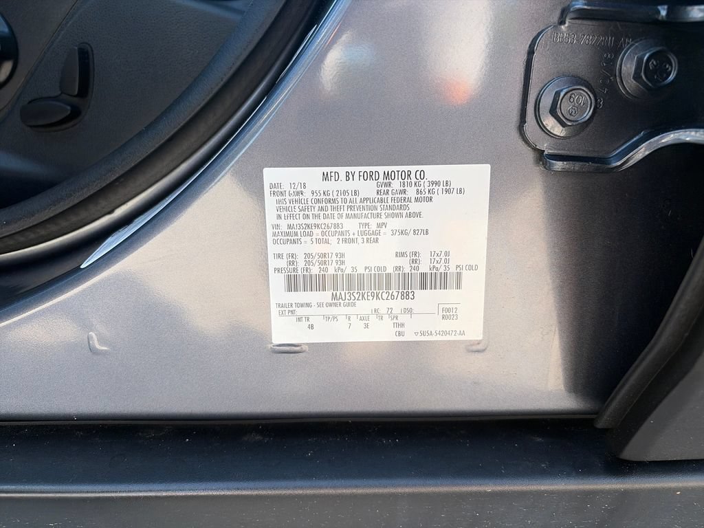 Used 2019 Ford EcoSport Titanium FWD image 31