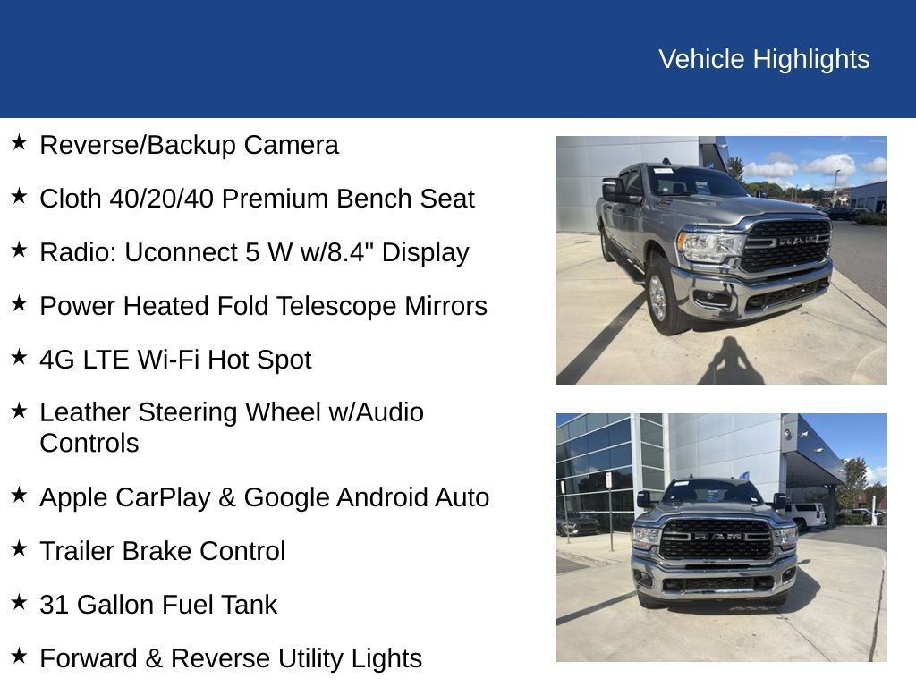 Used 2024 RAM 2500 Big Horn AWD/4WD image 29