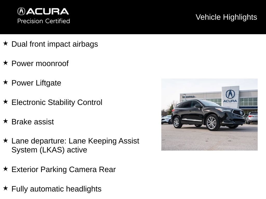 Certified 2023 Acura RDX w/ Technology Package image 13