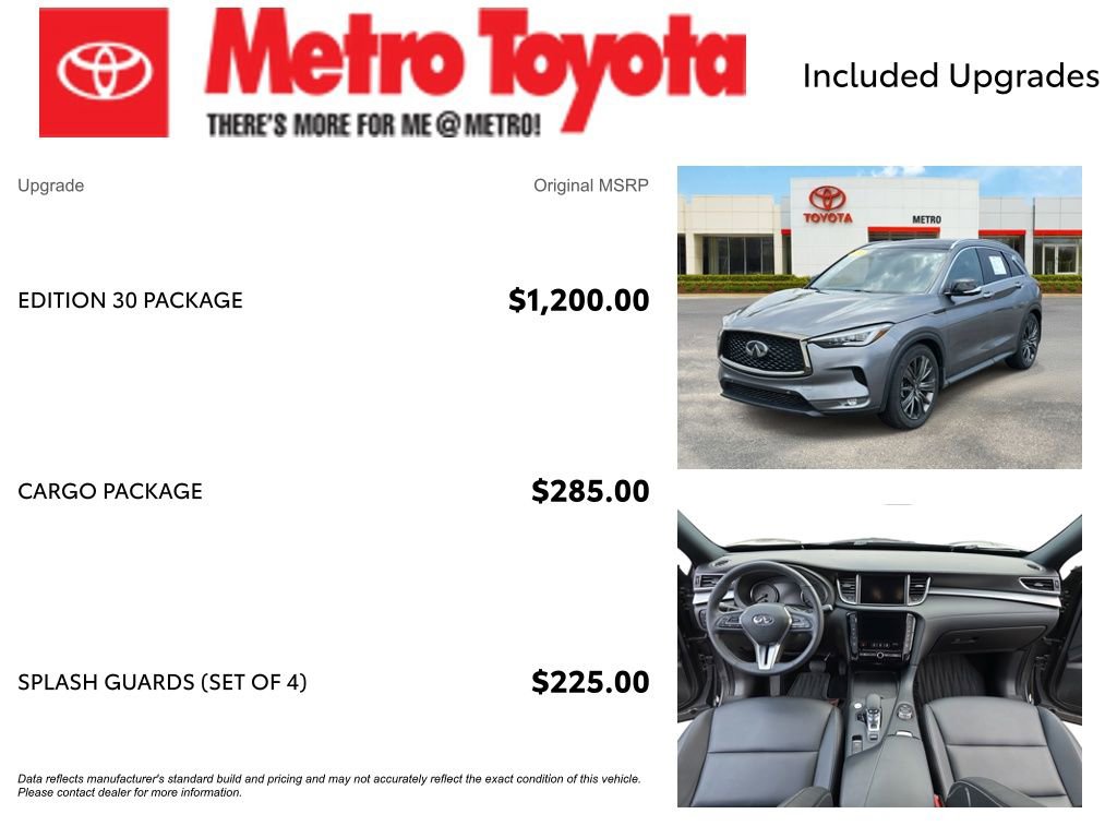 Used 2020 INFINITI QX50 Essential w/ Edition 30 Package image 4