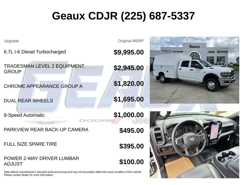 New 2026 RAM 3500 Tradesman AWD/4WD image 5