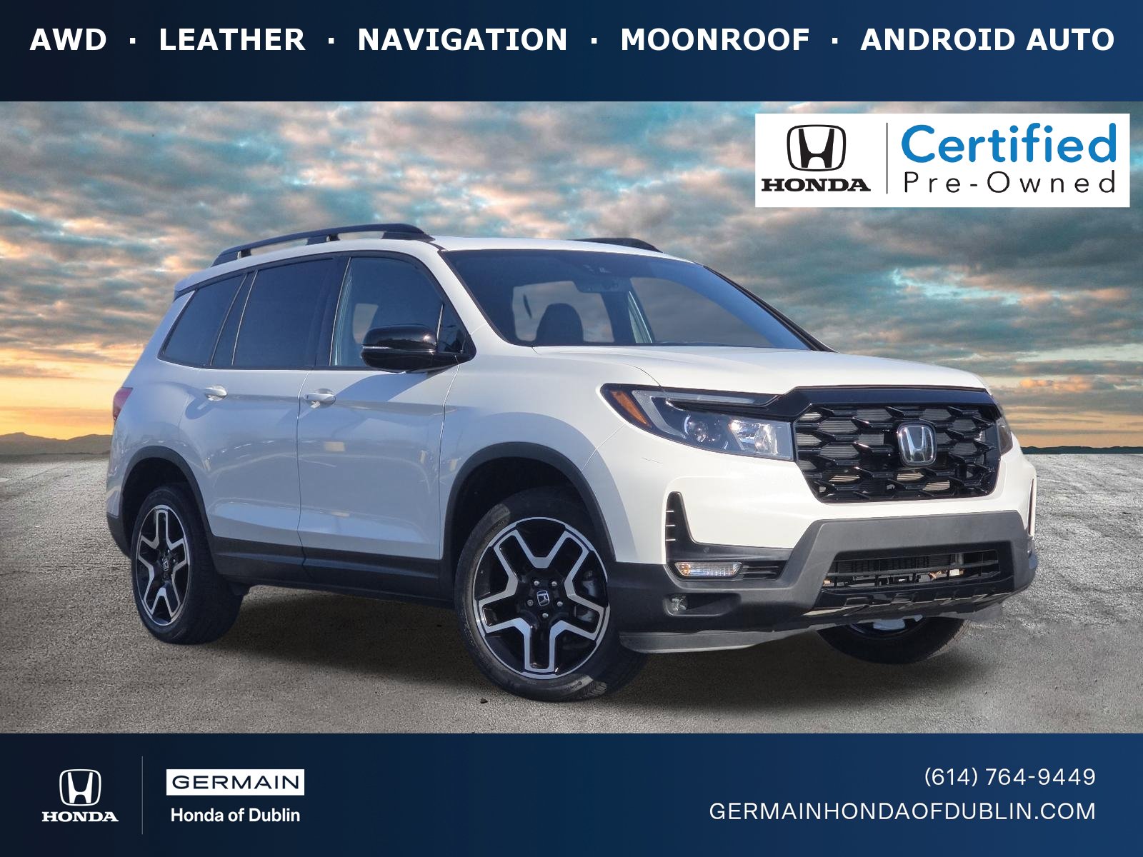 Certified 2022 Honda Passport Elite image 1