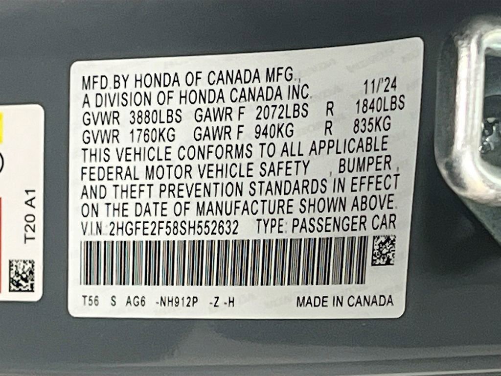 Used 2025 Honda Civic Sport image 29