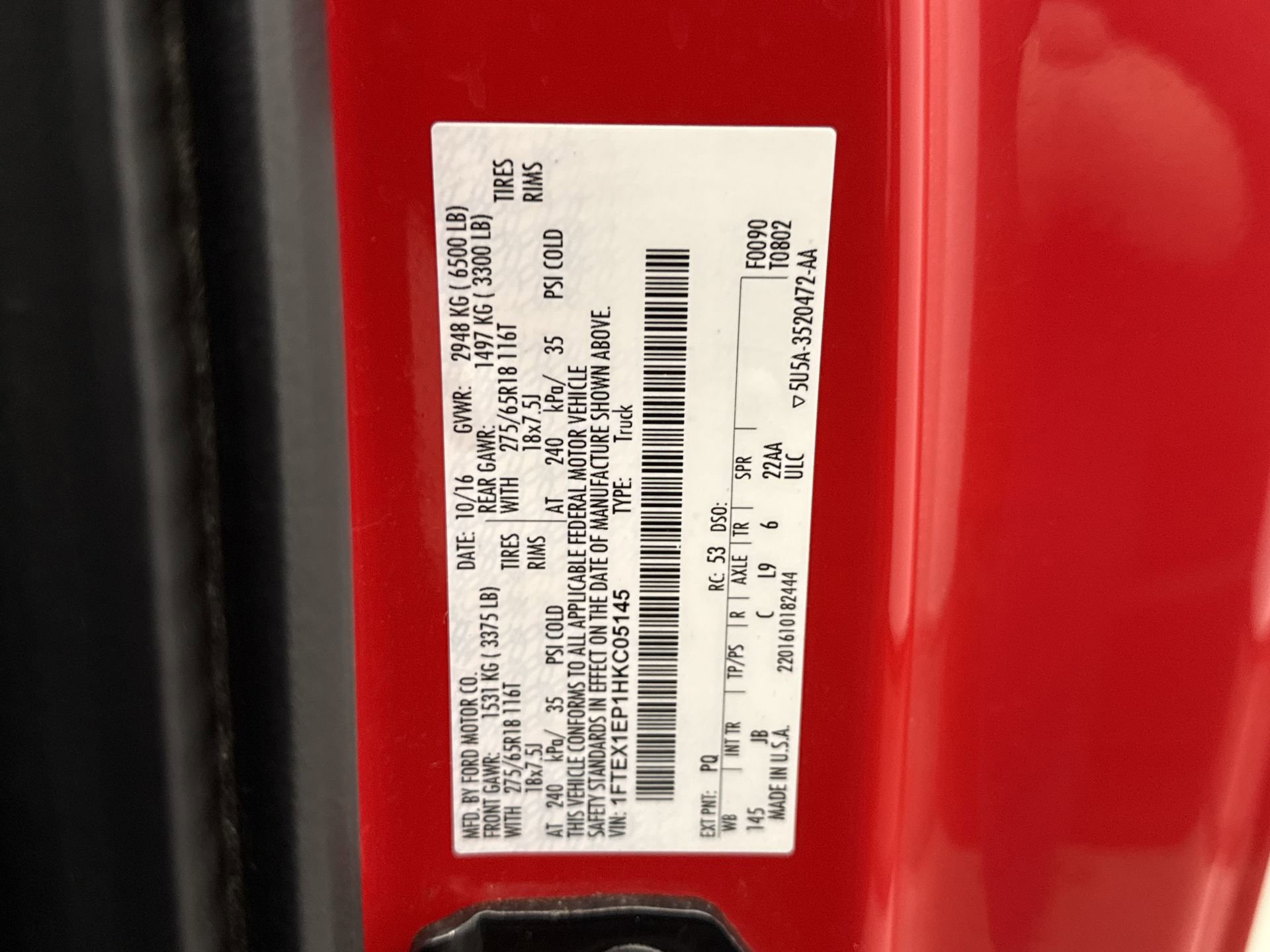 Used 2017 Ford F150 XLT w/ Equipment Group 301A Mid AWD/4WD image 11