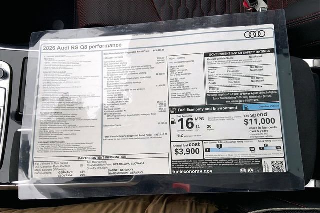 New 2026 Audi RS Q8 performance image 12