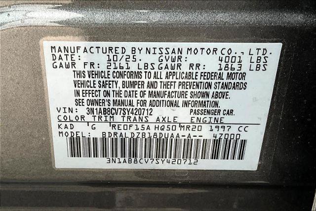 Certified 2025 Nissan Sentra SV w/ All-Weather Package FWD image 14