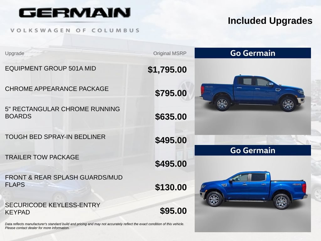 Used 2019 Ford Ranger Lariat w/ Equipment Group 501A Mid AWD/4WD image 9