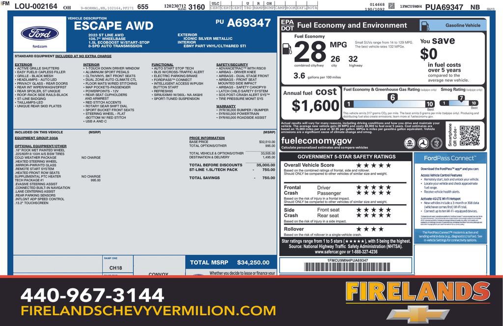 Used 2023 Ford Escape ST-Line w/ Tech Pack #1 video 2