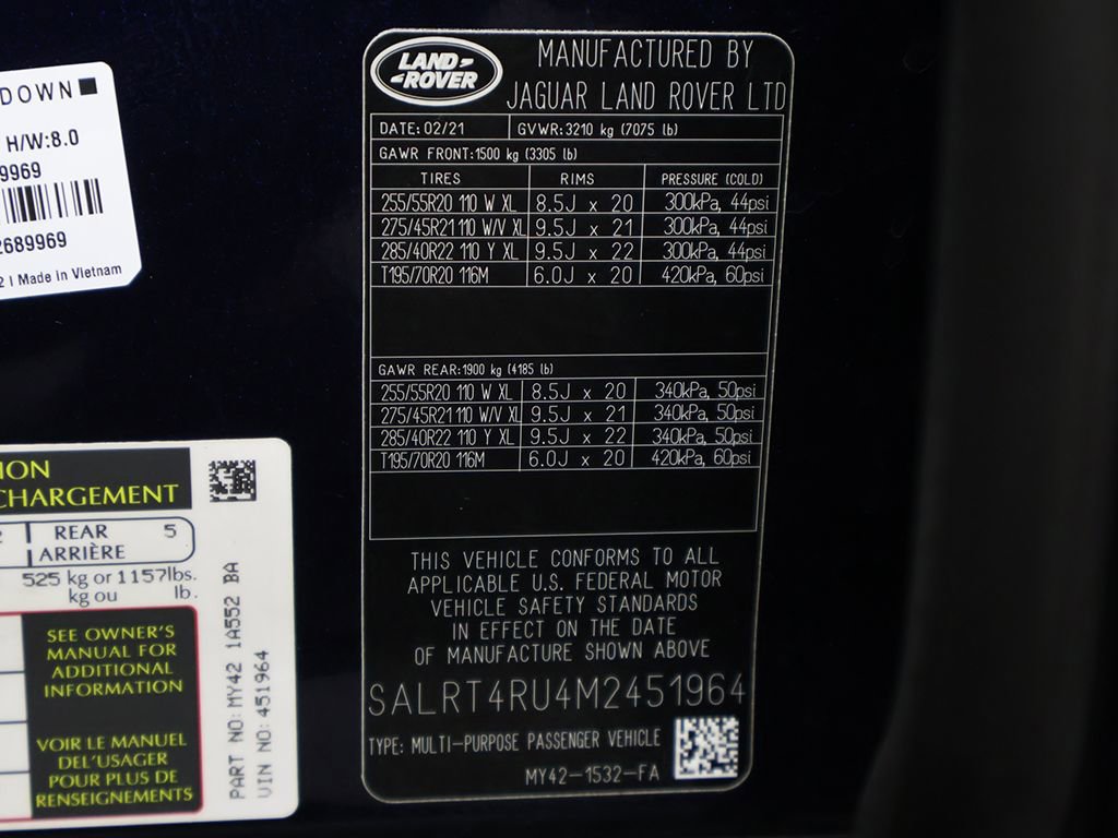 Used 2021 Land Rover Discovery S R-Dynamic image 49