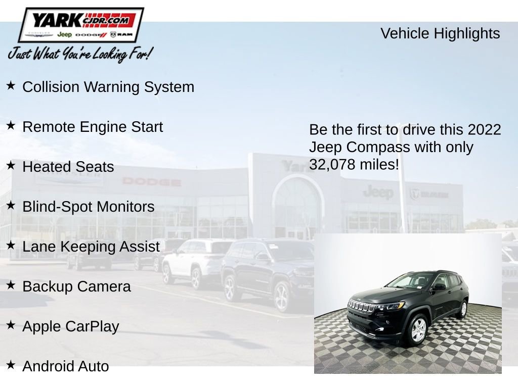 Used 2022 Jeep Compass Latitude w/ Convenience Group image 13