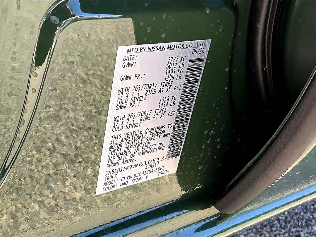 New 2027 Nissan Frontier PRO-4X w/ Pro Premium Package AWD/4WD image 8