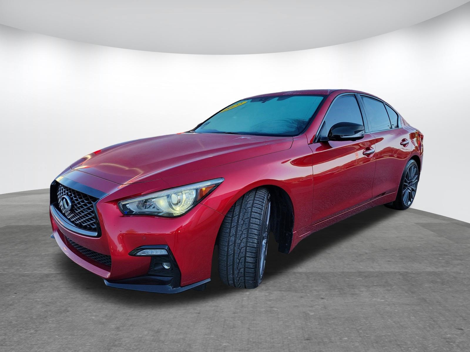 Used 2022 INFINITI Q50 Red Sport 400 w/ Cargo Package RWD image 3