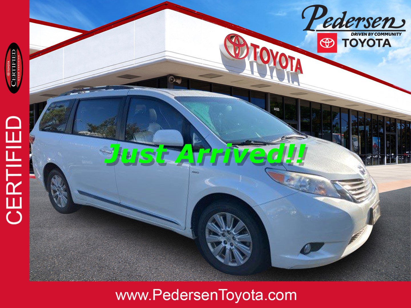 Certified 2016 Toyota Sienna AWD