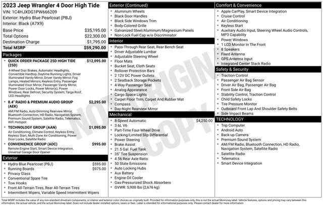 Used 2023 Jeep Wrangler Unlimited Sport image 25