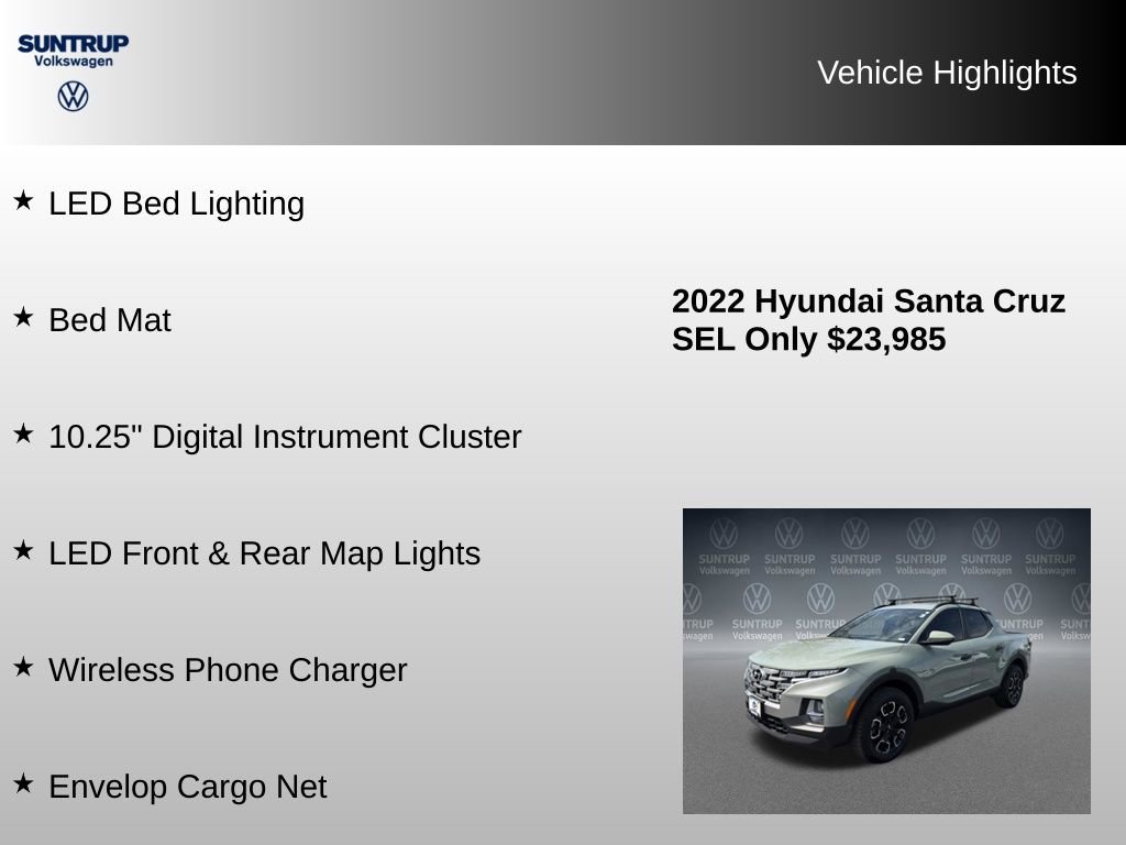 Used 2022 Hyundai Santa Cruz SEL w/ Activity Package image 23
