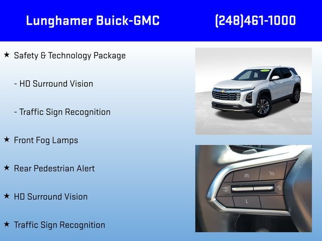 Certified 2025 Chevrolet Equinox LT w/ Safety and Technology Package FWD image 12