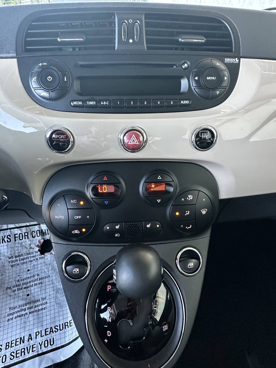 Used 2012 FIAT 500 Lounge w/ Convenience Group FWD image 15
