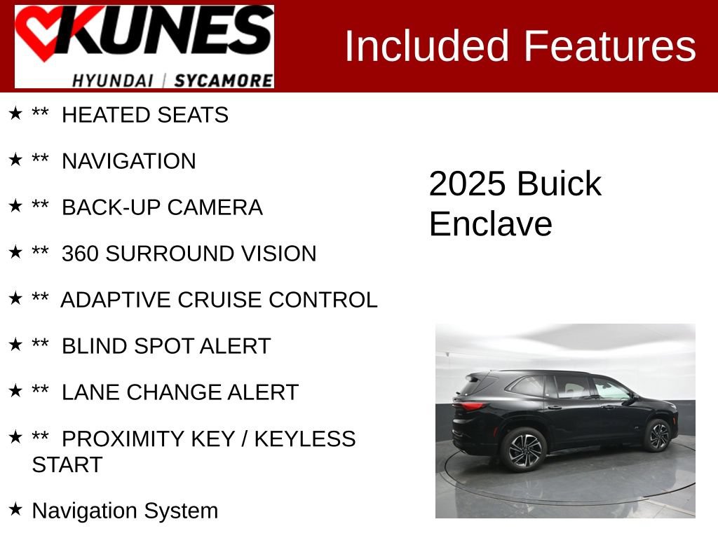 Used 2025 Buick Enclave Sport Touring AWD/4WD image 2