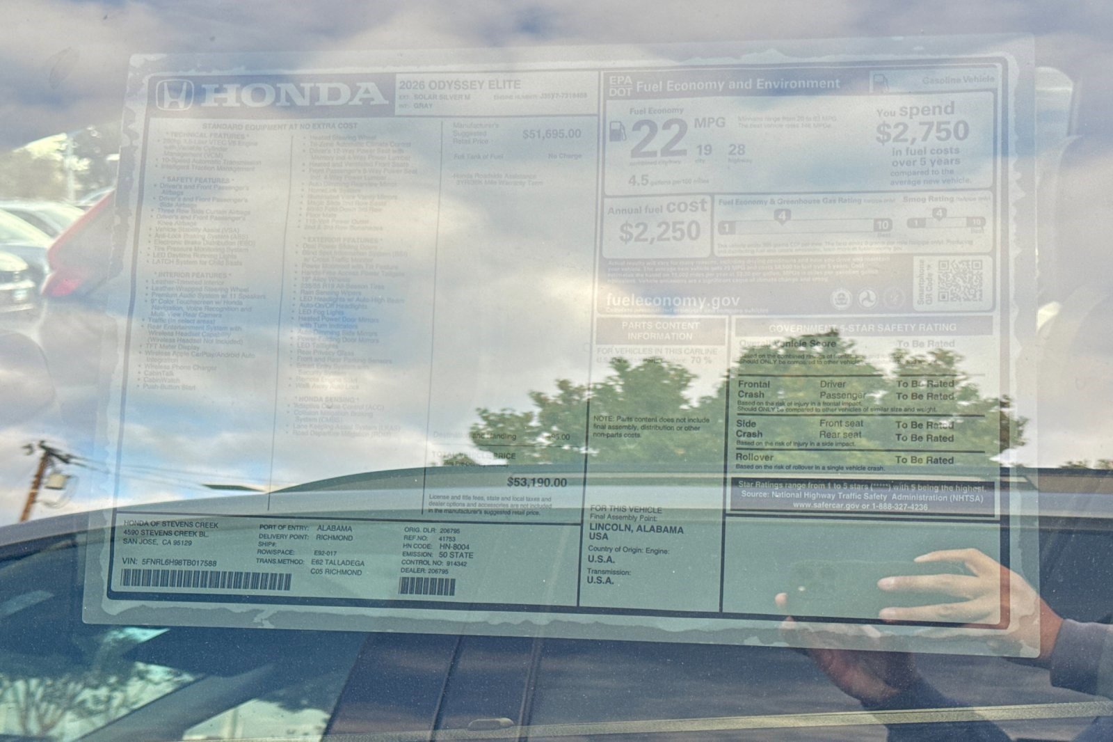 New 2026 Honda Odyssey Elite image 34