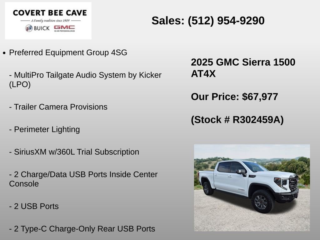 Used 2025 GMC Sierra 1500 AT4X AWD/4WD image 30