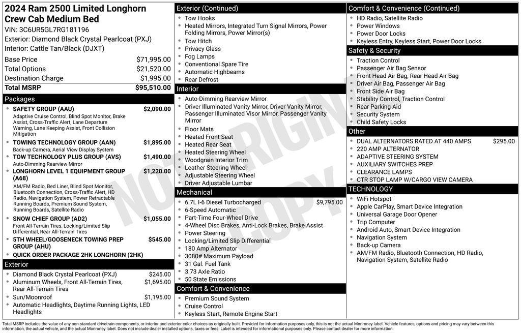 Certified 2024 RAM 2500 Limited w/ Safety Group AWD/4WD image 31