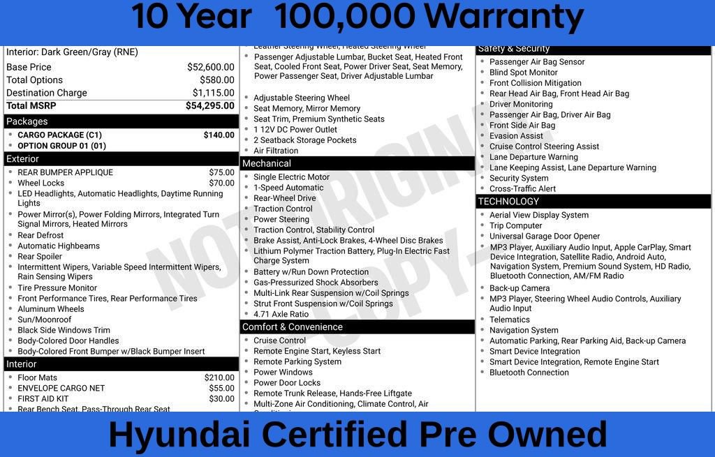 Used 2023 Hyundai Ioniq 6 Limited w/ Cargo Package RWD image 9