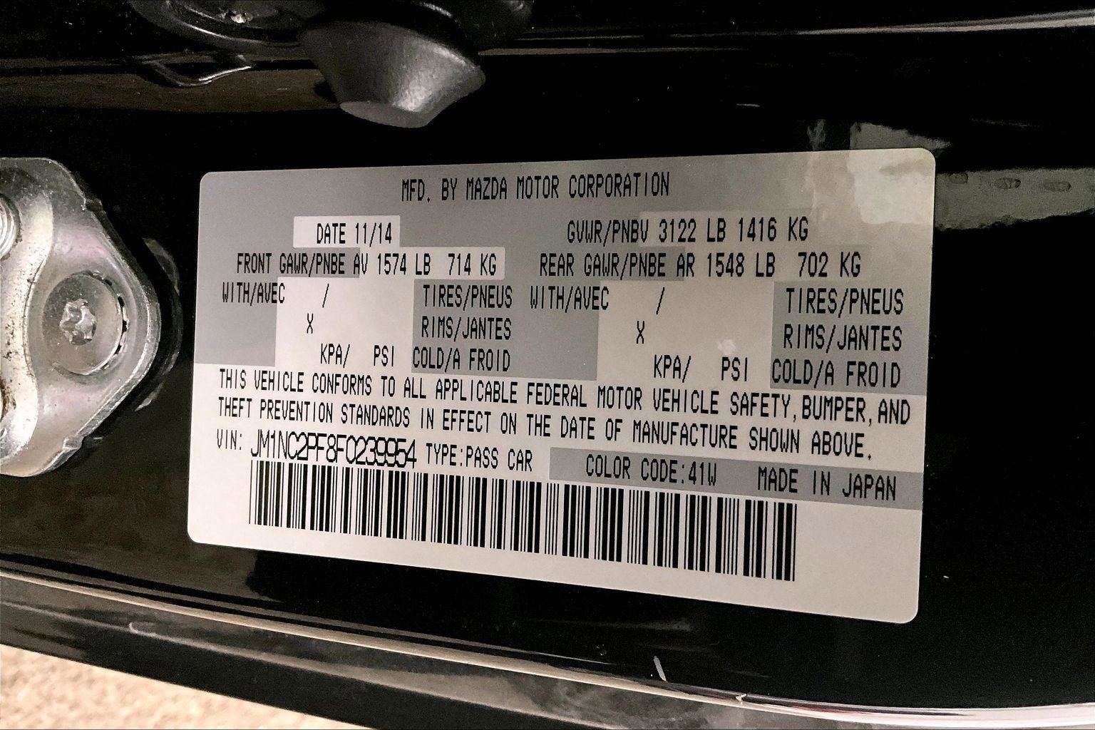 Used 2015 MAZDA MX-5 Miata Grand Touring image 31